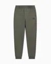Ea7 Core Identity Cotton Joggers In Green