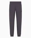 Ea7 Core Identity Cotton Joggers In Grey