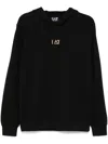 Ea7 Core Identity Hoodie In Black