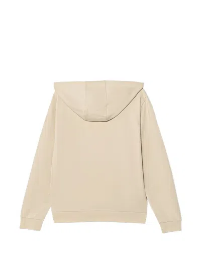 Ea7 Kids' Core Identity Hoodie In Neutral