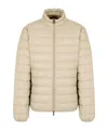 Ea7 Core Identity Packable Down Jacket In Beige