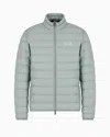Ea7 Core Identity Packable Down Jacket In Green