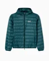 Ea7 Core Identity Packable Down Jacket With Hood