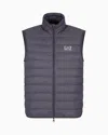 Ea7 Core Identity Packable Gilet In Blue
