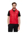 Ea7 Core Identity Puffer Gilet In Red