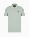 Ea7 Core Identity Stretch-cotton Polo Shirt In Green