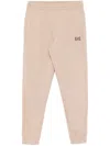 Ea7 Core Identity Track Pants In Neutrals