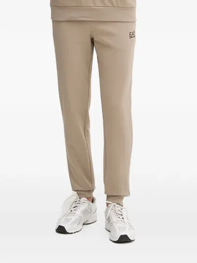 Ea7 Core Identity Tracksuit In Brown