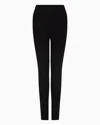 Ea7 Core Lady Leggings Aus Baumwollstretch In Schwarz