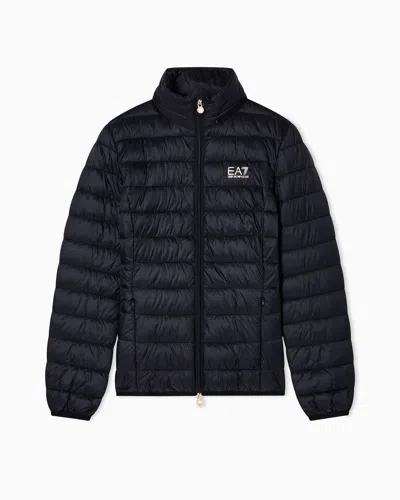 Ea7 Core Lady Lightly Padded Jacket In Nylon In Black