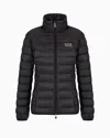 Ea7 Core Lady Recycled Nylon Blend Padded Jacket In Black