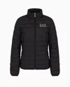 Ea7 Logo-print Puffer Jacket In Black