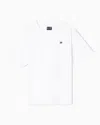 Ea7 Core Lady Stretch-jersey T-shirt In White