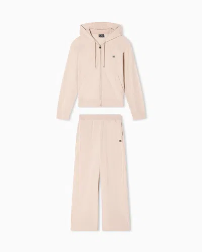 Ea7 Core Lady Stretch-cotton Tracksuit