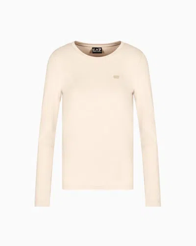 Ea7 Core Lady Stretch-jersey, Long-sleeved T-shirt