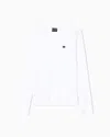 Ea7 Core Lady Stretch-jersey, Long-sleeved T-shirt In White