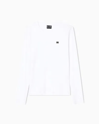 Ea7 Core Lady Stretch-jersey, Long-sleeved T-shirt
