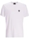 Ea7 Core Shield Cotton T-shirt In Pink