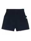 Ea7 Navy Blue Cotton Shorts