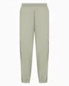 Ea7 Cotton-blend Logo Series Joggers In Gray