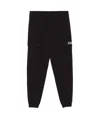 Ea7 Cotton Cargo Pants In Black