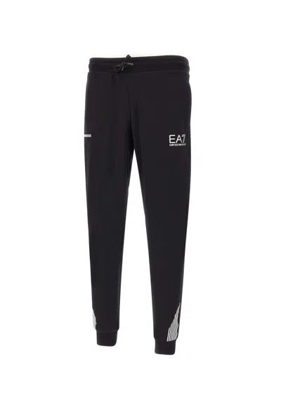 Ea7 Cotton Jogger In Black