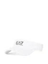 Ea7 Cotton Logo-print Visor In White
