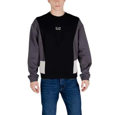 Ea7 Cotton Men's Sweater In Black
