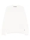 Ea7 Cotton Sweater In White