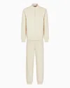 Ea7 Cotton Visibility Tracksuit In Brown