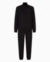 Ea7 Cotton Visibility Tracksuit In Black