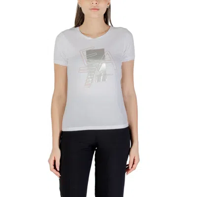 Ea7 Cotton Women's T-shirt In White
