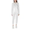 Ea7 Cream Polyester Tracksuit In White