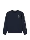 Ea7 Crew-neck Sweatshirt In Black