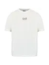 Ea7 Crew Neck T-shirt In White