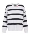 Ea7 Crew-neck Sweatshirt In Blue