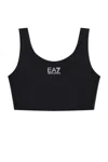Ea7 Cropped Tops In Black