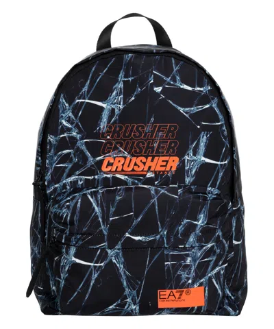 Ea7 Crusher Crusher Backpack In Black