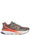 Ea7 Crusher Distance Sneakers In Summer Fig