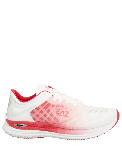 Ea7 Crusher Distance Sneakers In White
