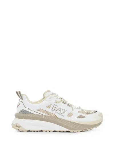Ea7 Crusher Distance Sneakers In White