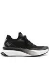 Ea7 Official Store Crusher Distance Sonic Knit Sneakers In Black