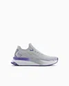 Ea7 Crusher Distance Sonic Knit Sneakers In Grey
