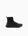 Ea7 Crusher Sonic Tortoise 7.0 High-top Sneakers In Black
