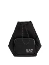 Ea7 Drawstring Backpack In Black