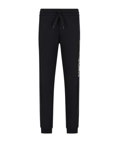 Ea7 Drawstring Sweatpants In Black