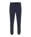 Ea7 Drawstring Sweatpants In Blue