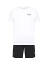 Ea7 Official Store Ensemble T-shirt Et Short Dynamic Athlete En Tissu Technique Ventus7