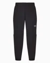 Ea7 Dynamic Athlete Cargo Trousers In Ventus7 Technical Fabric In Black
