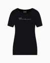 Ea7 Dynamic Athlete Crew-neck T-shirt In Natural Ventus7 Technical Fabric In Black